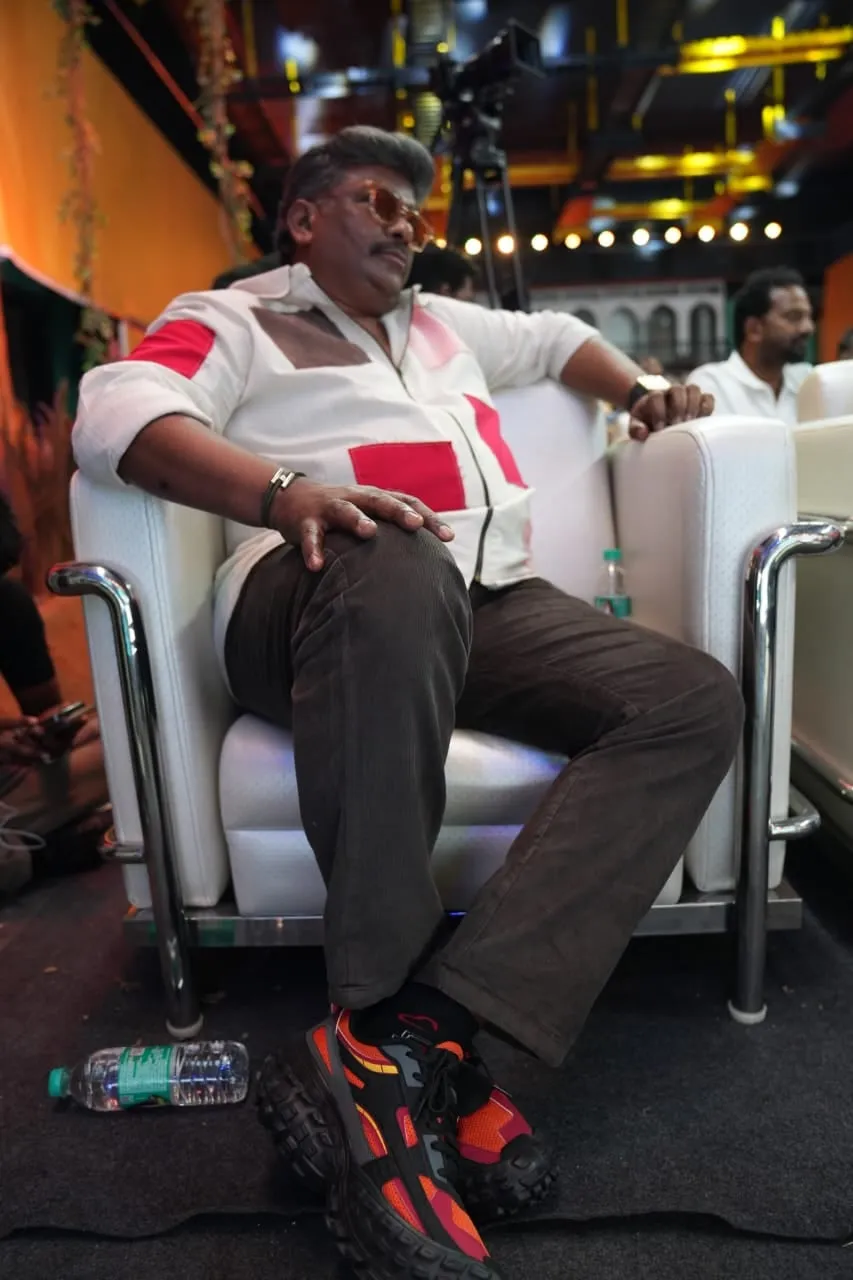 A member of the audience seated during the celebration