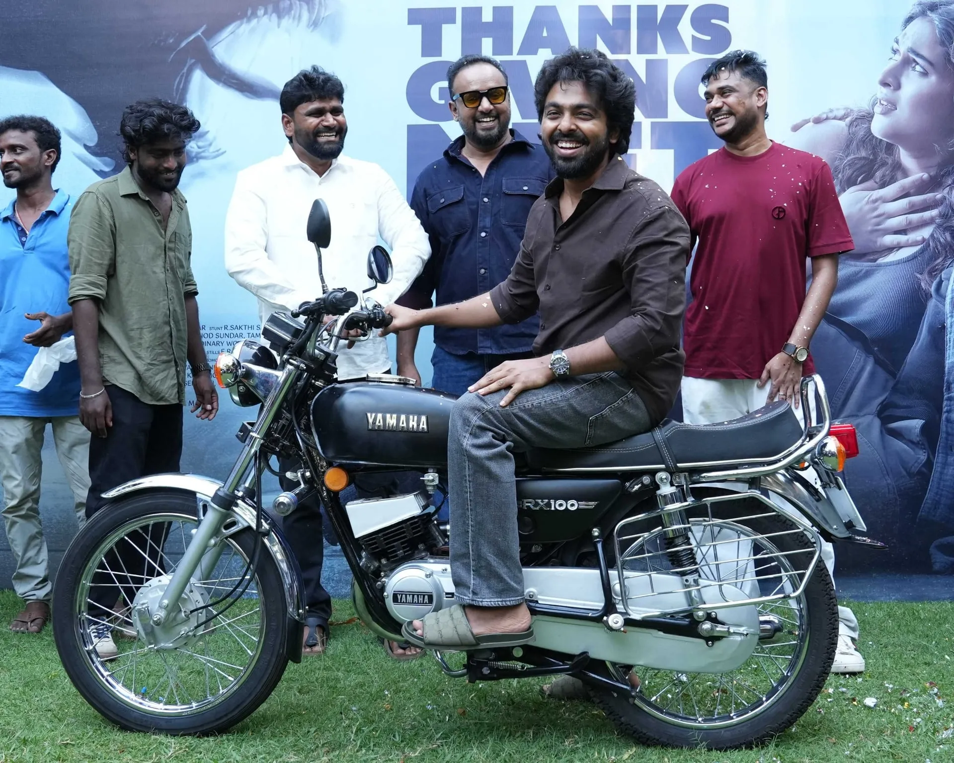 The RX100 presentation brought the Immortal team together outside the celebration.