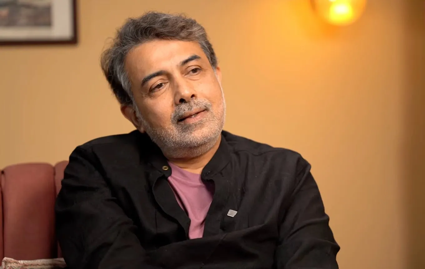 Cinematographer Rajiv Menon mid-conversation on the I AM with Dhanya Varma show