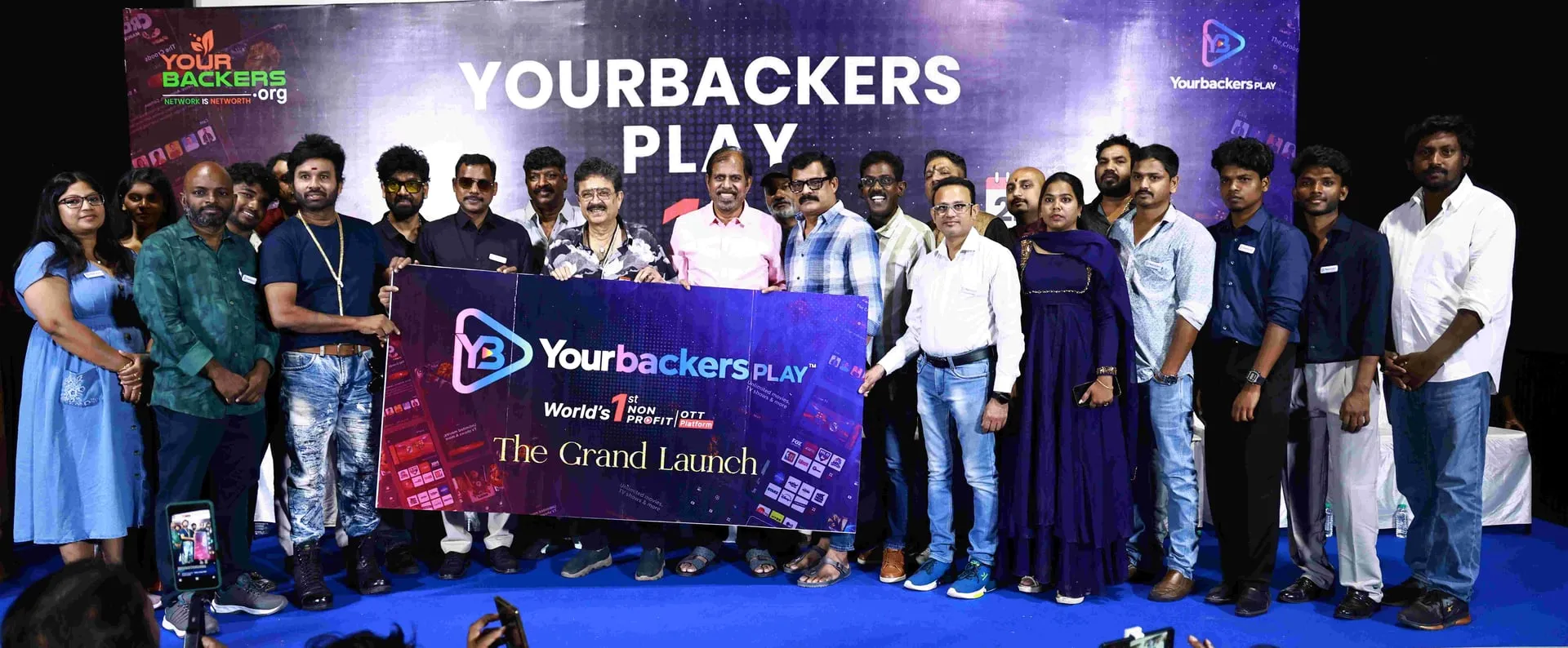 Yourbackers Play OTT platform launch in Chennai