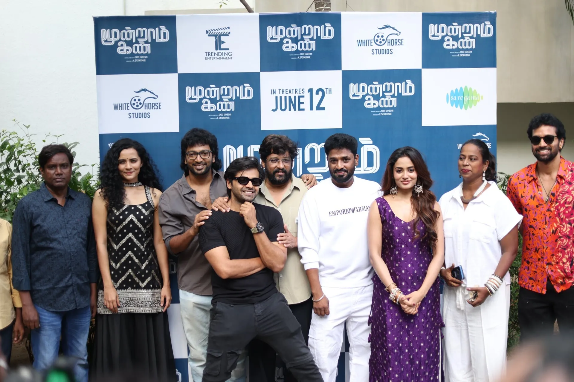 Moondram Kan cast at the film's audio and trailer launch ahead of the June 12 release