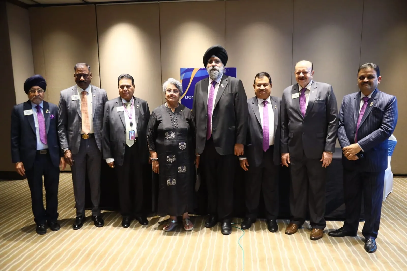 Lions Clubs International office-bearers at the Lions Council of India national awards in Chennai