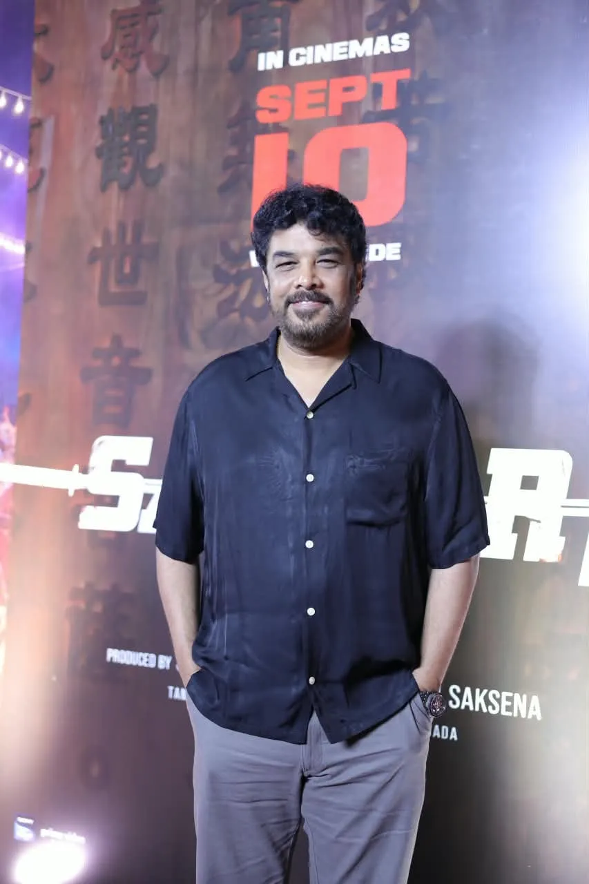 Sundar C at the Sardar 2 audio and trailer launch