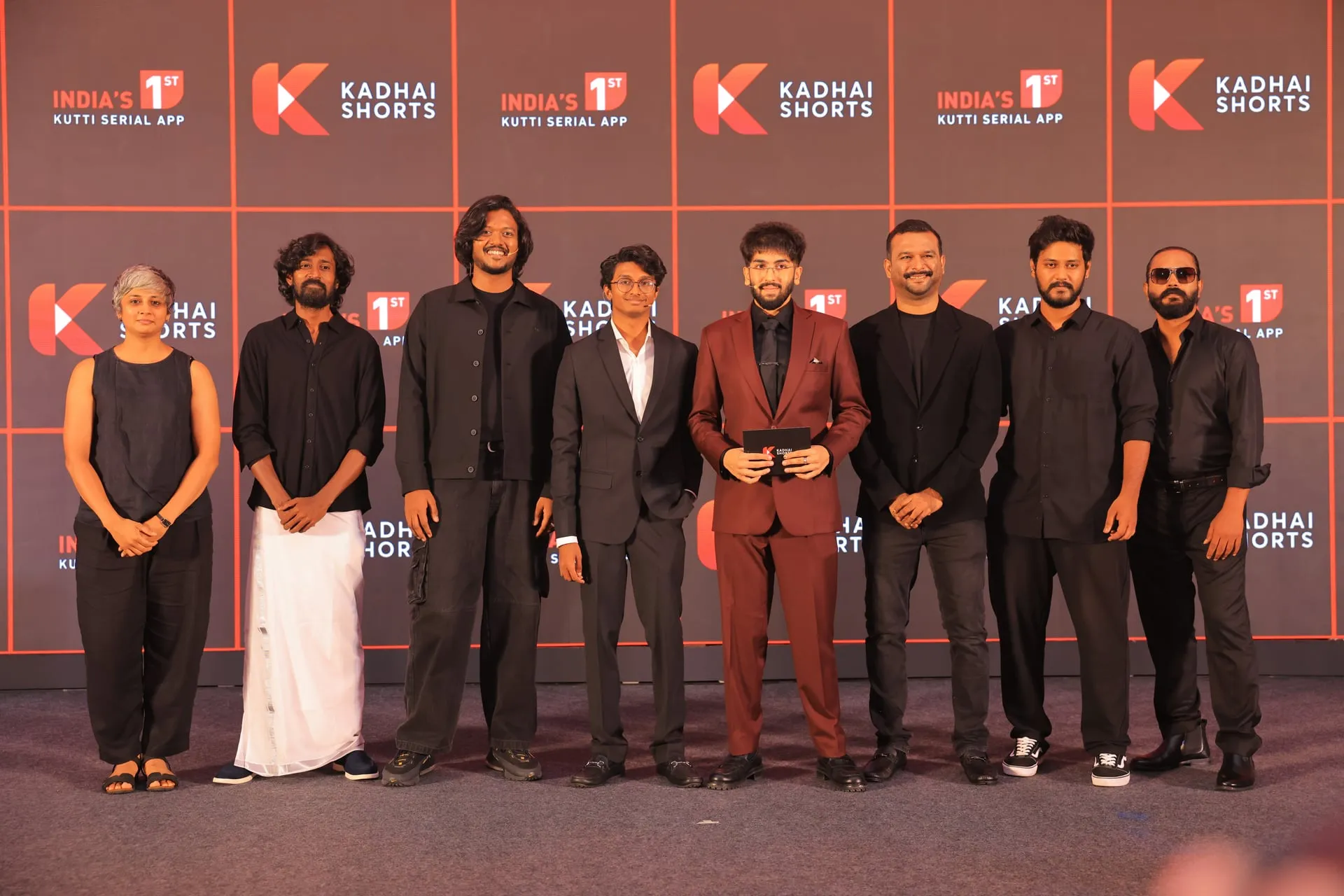 Writers, directors and performers from the KadhaiShorts launch slate