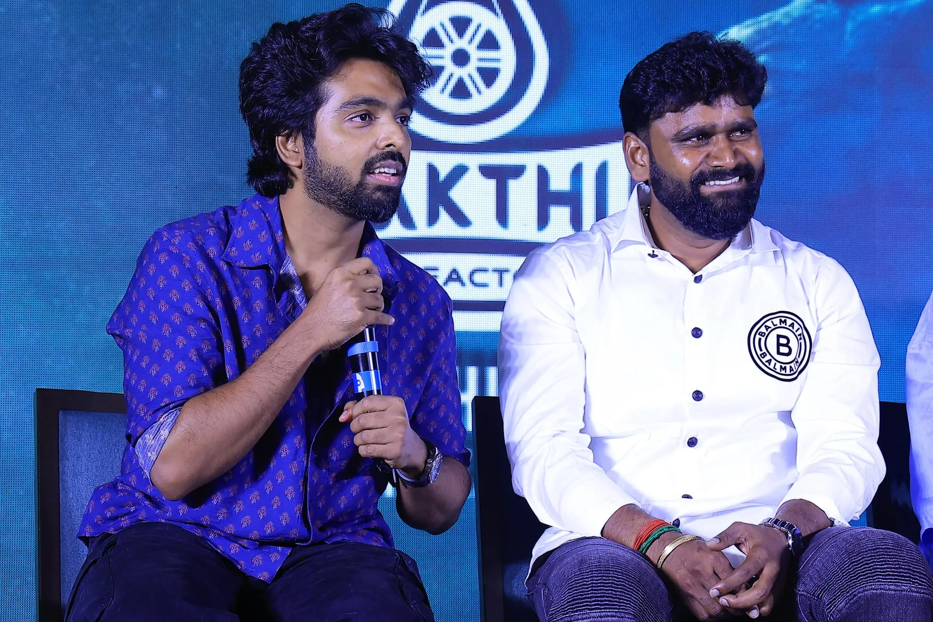 GV Prakash Kumar and producer Arunkumar Dhanasekaran, who backed Immortal as his first production