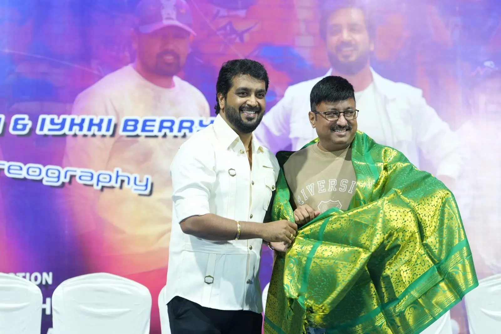 Balaji honours one of the senior directors who walked in for what is, on paper, a single-song launch.