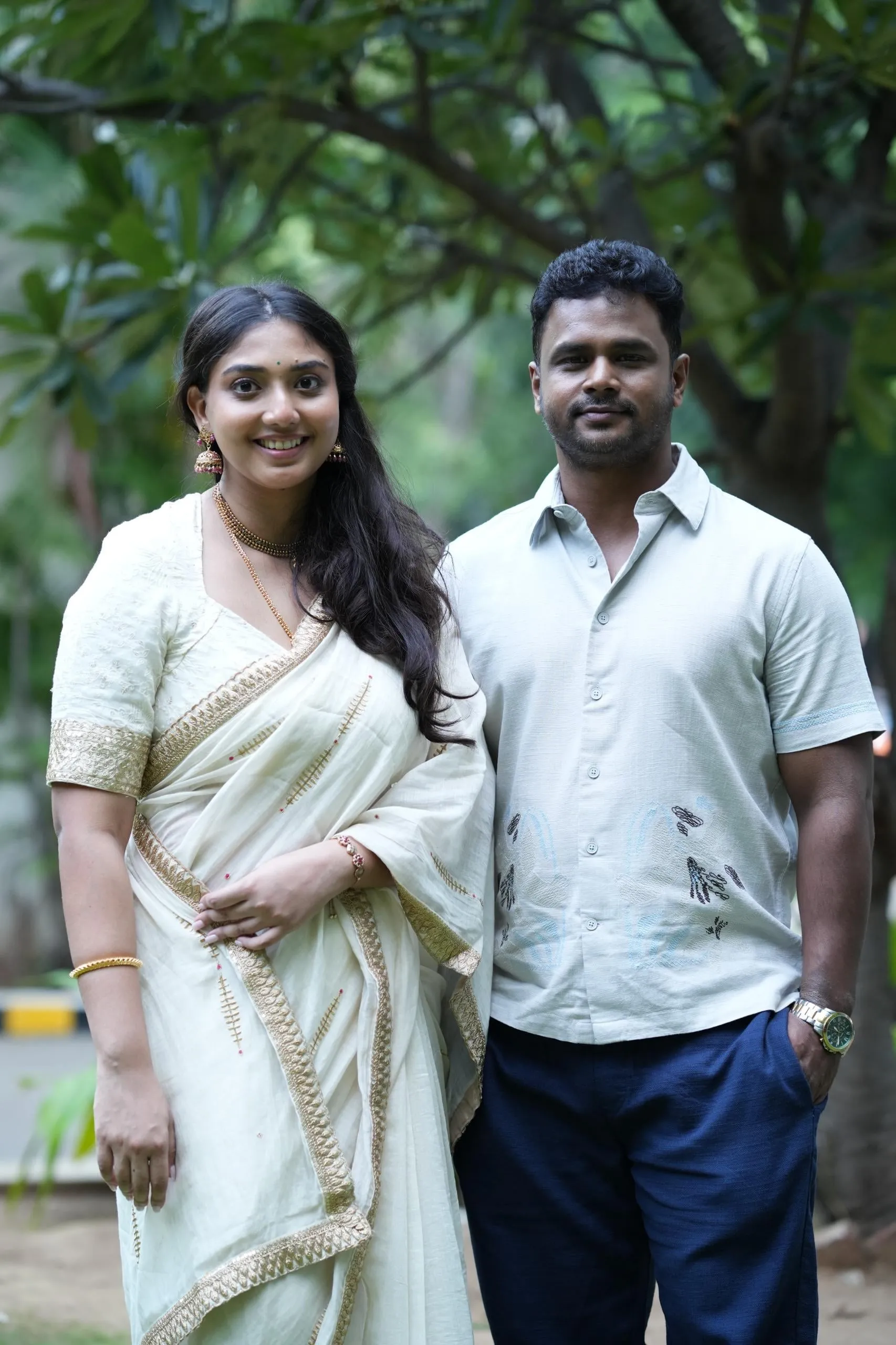 Madhumita Das and D. Anthony, the lead pair of Yen Ennai Edho Seidhai