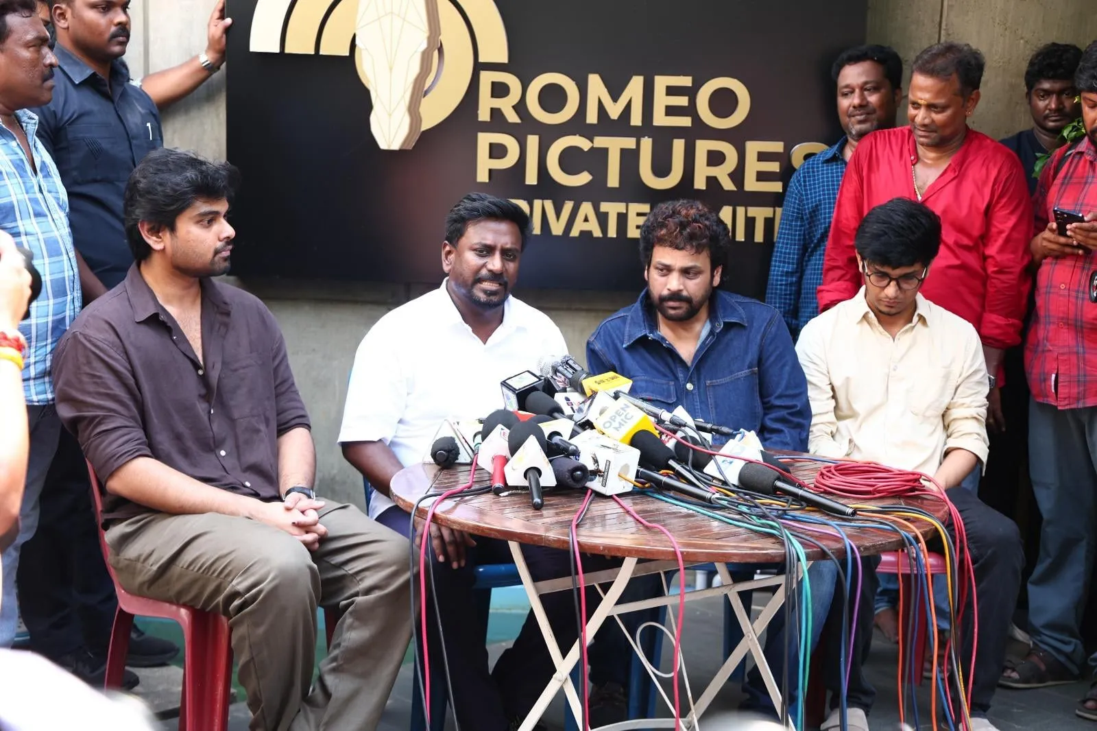 The makers at the launch; the rest of the cast and crew are still to be named