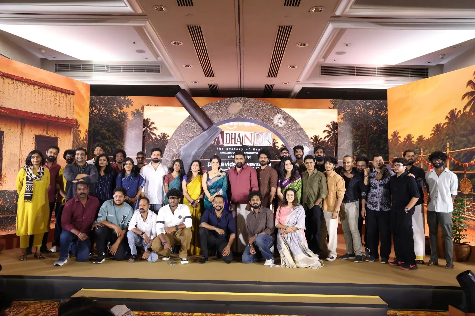The full cast and crew of Vadhandhi Season 2 at the Chennai launch event