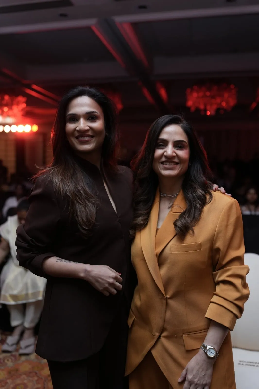Soundarya Rajinikanth with Netflix India's Monika Shergill at the launch