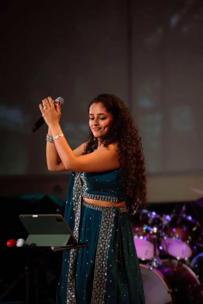 The Ragas and World Music sets she stages with her 91-year-old grandfather thread Carnatic, Hindustani, and global forms around a shared raga.