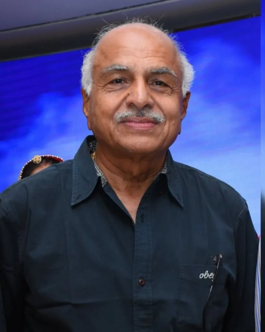 Producer RB Choudary in a portrait taken at a recent Super Good Films event