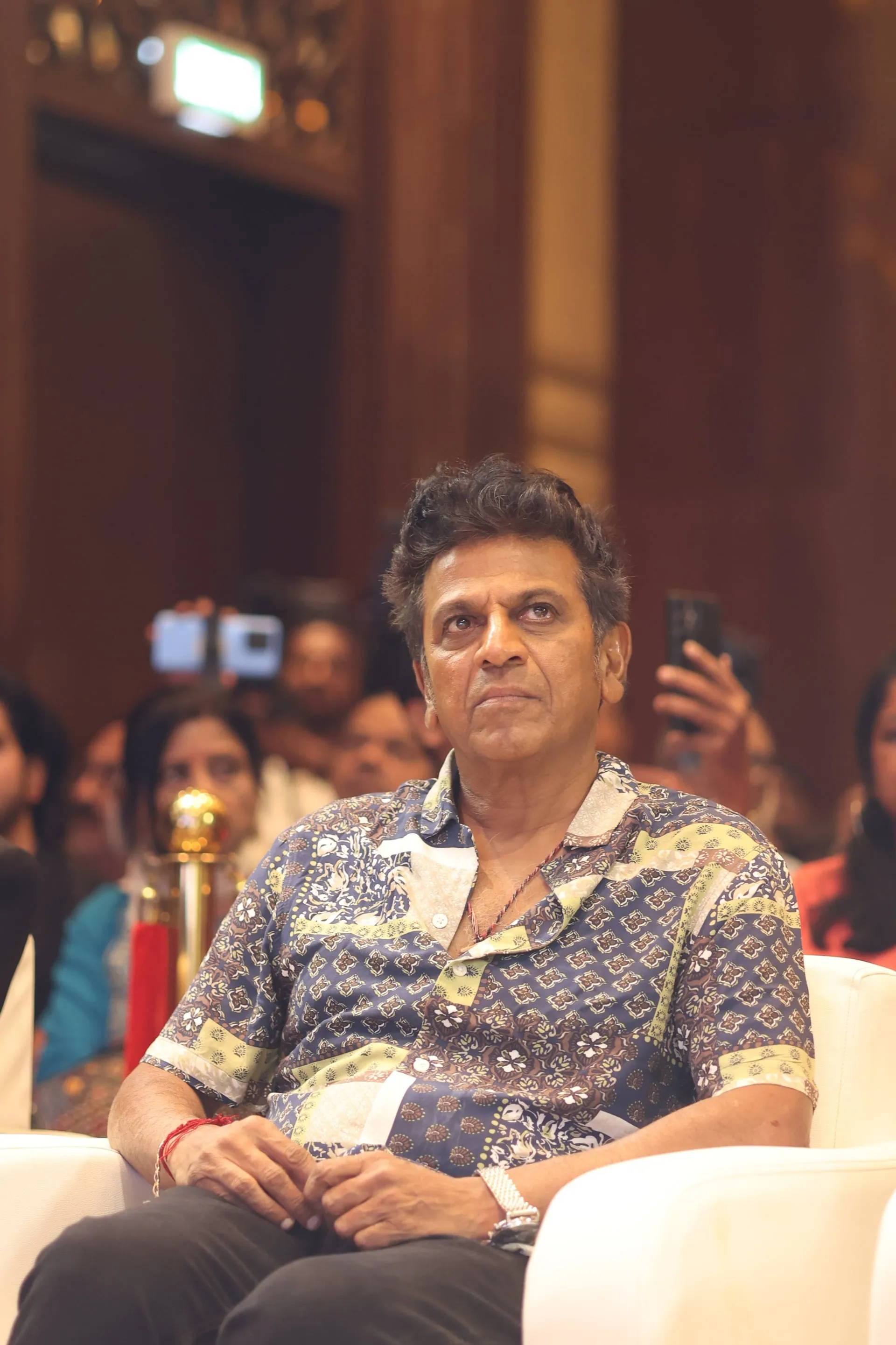 Shiva Rajkumar, who came as a guest