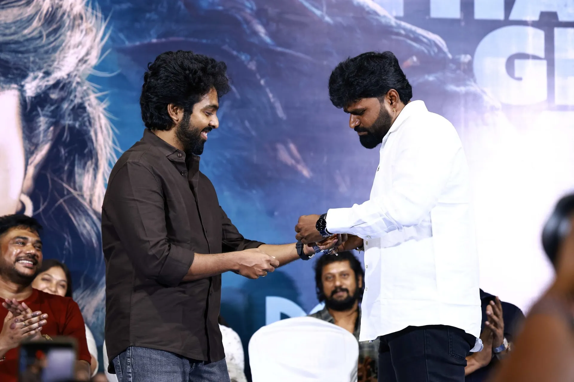 A watch was among the gifts presented during the Immortal celebration.